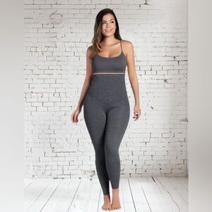 ✨ Curveez High Waisted Shaping Black Legging Heather Gray NWOT